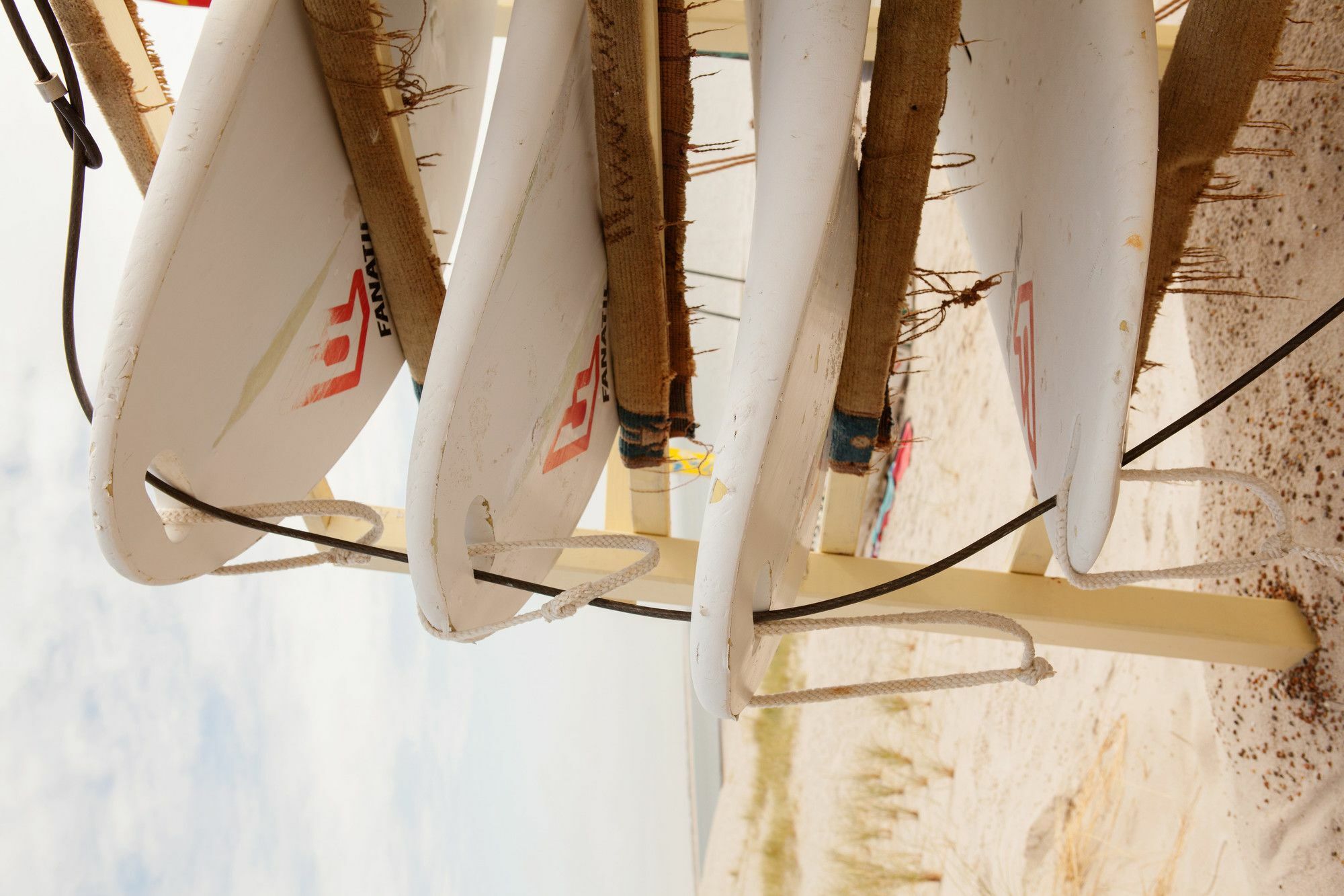 A-Rosa Sylt Hotel List Exterior photo Surfboards hanging on a rack